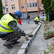 Megkezdődött az Építők útjának felújítása