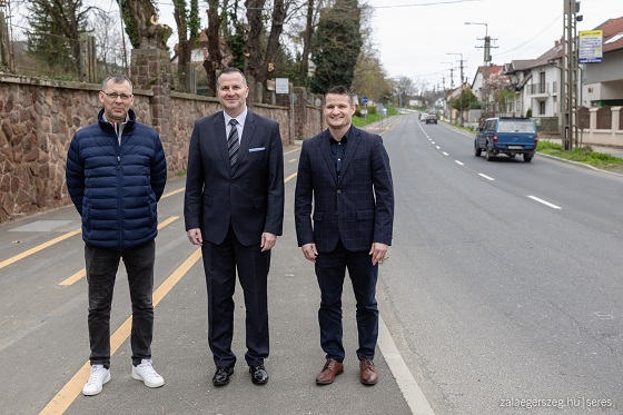 Elkészültek a Kaszaházi út felújításával