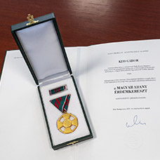 Állami kitüntetésben részesültek köszöntése a Városházán