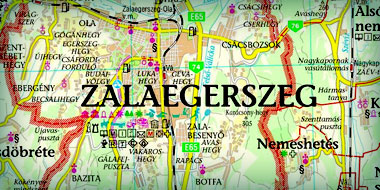 Zalaegerszeg terkep