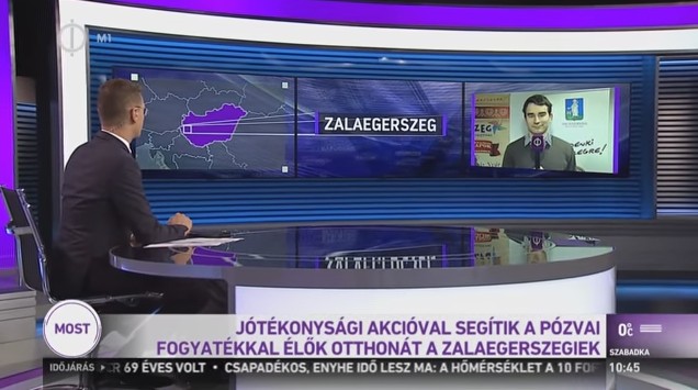 Jótékonysági akcióval segítik a pózvai fogyatékkal élők otthonát a zalaegerszegiek